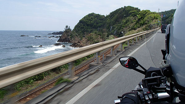 山陰本線の線路